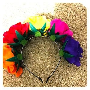 Floral headband - multicolor